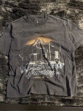 Alpha Collective ‘Western Trucking’ Vintage-Style Tee